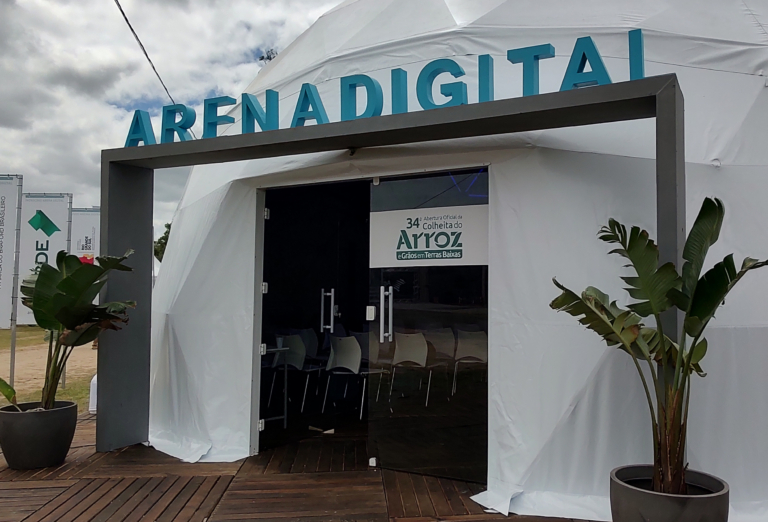 Inovação marca presença na Abertura da Colheita do Arroz com a Arena Digital